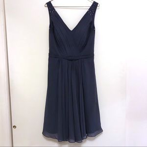 JJ’s House A-line Princess V-Neck Chiffon Dress
